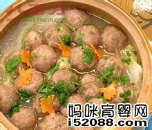 汆肝肉小丸子