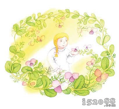 幼儿故事-小女孩与豌豆花园的故事