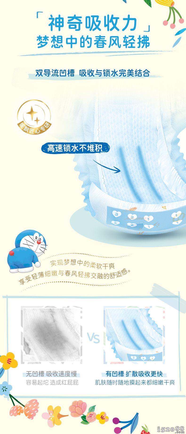 妮飘与哆啦A梦强强联手，妮飘Genki！哆啦A梦纸尿裤全新亮相